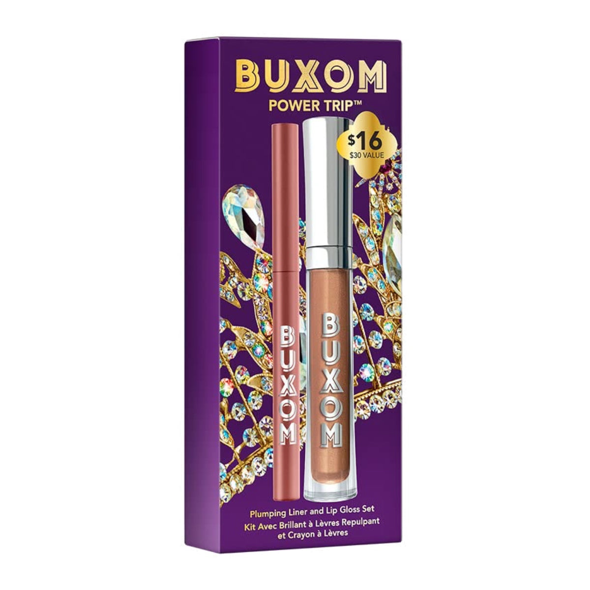 Buxom Power Trip Plumping Liner and Lip Gloss Set
