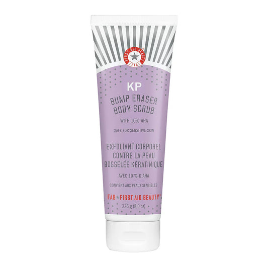 First Aid Beauty KP Bump Eraser Body Scrub with 10% AHA 8 oz