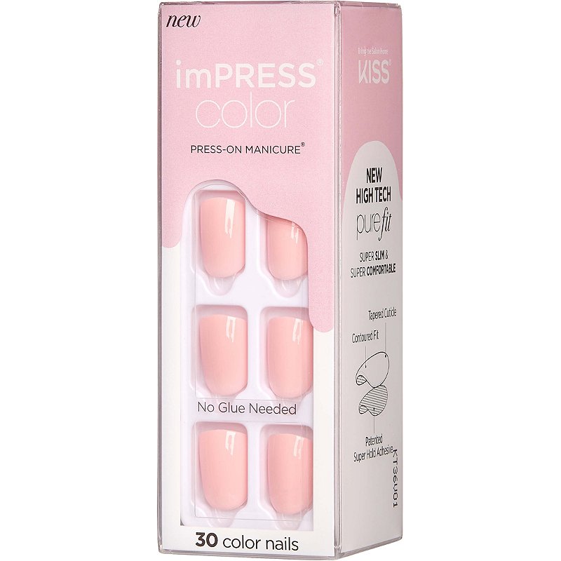 Kiss imPRESS Color Press-On Manicure | Pick Me Pink