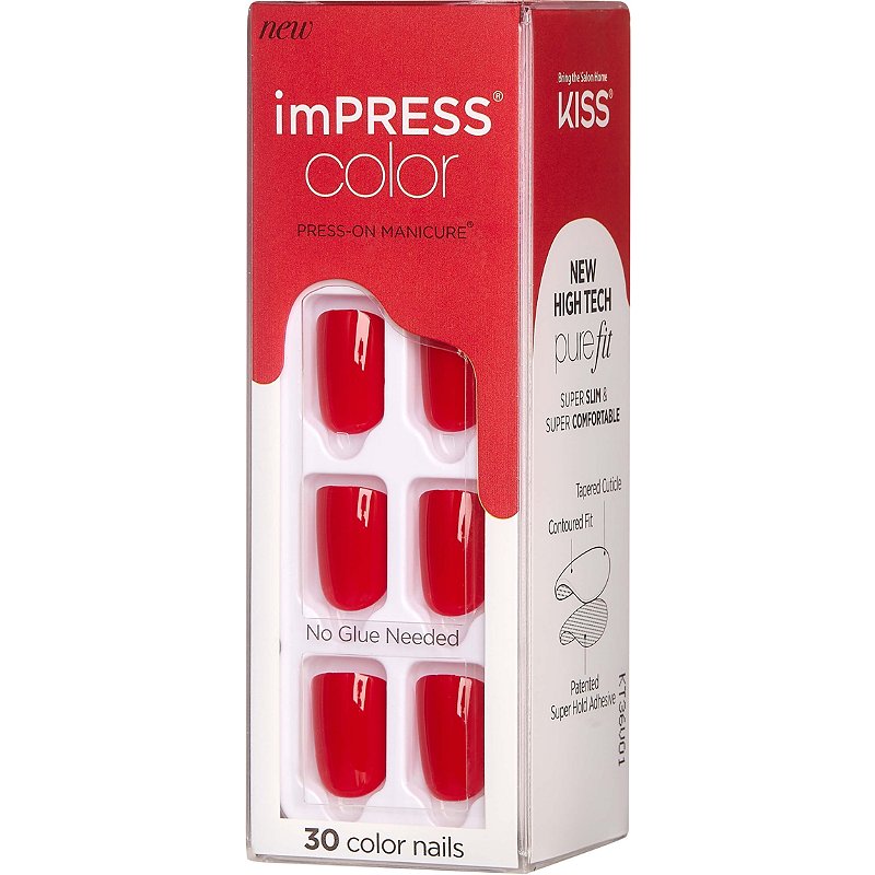 Kiss imPRESS Color Press-On Manicure | Reddy Or Not