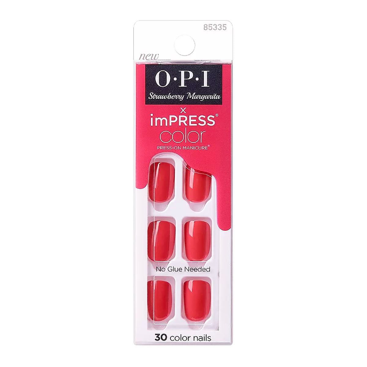 Kiss imPRESS Color x OPI Press-On Manicure | Strawberry Margarita