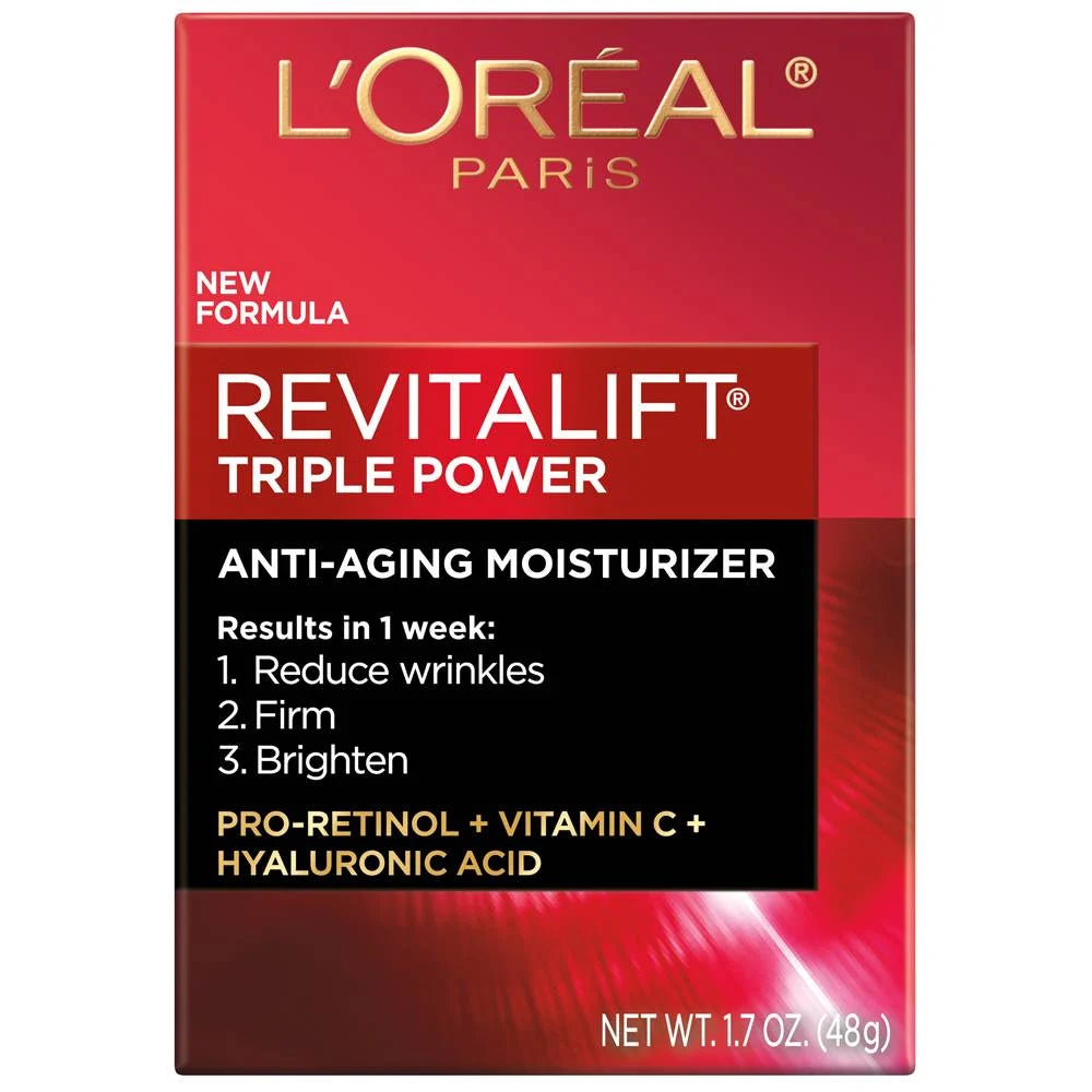 L'Oréal Revitalift Triple Power Anti-Aging Moisturizer Fragrance Free 48 g