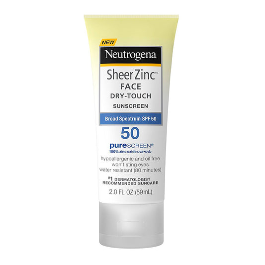 Neutrogena Sheer Zinc Dry-Touch Face SPF 50