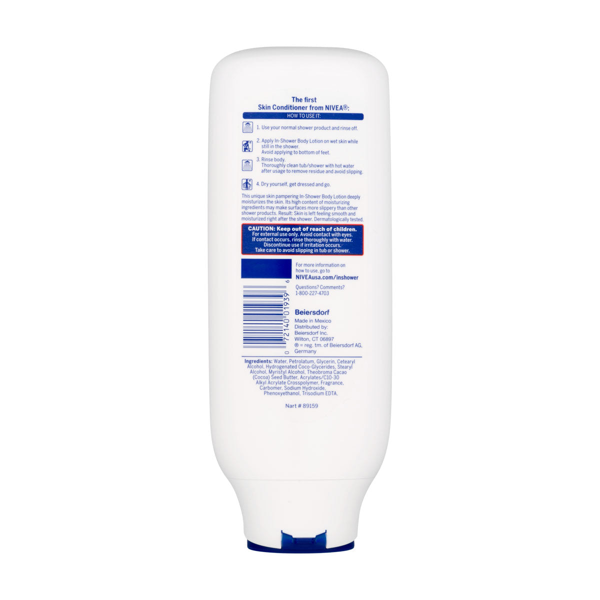 Nivea InShower Cocoa Butter Body Lotion 400 ml Cosmetics Paragon