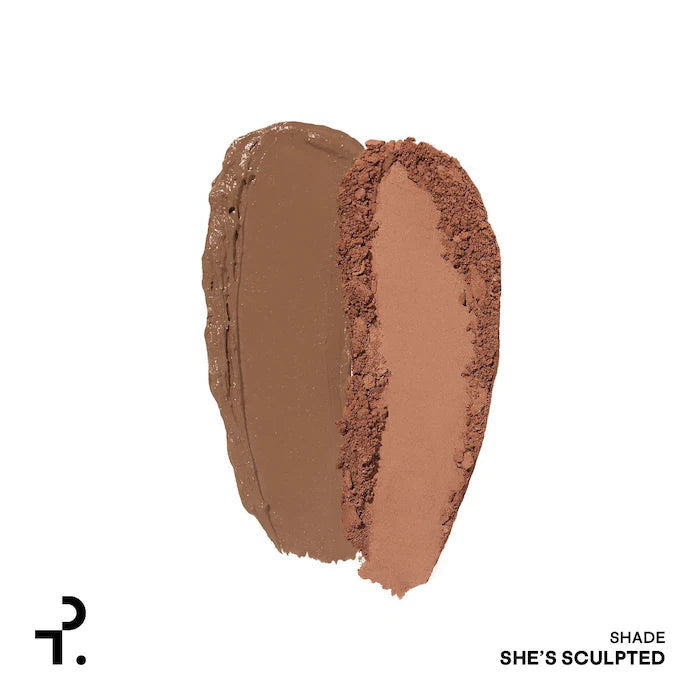 Patrick TA Major Sculpt Crème Contour & Powder Bronzer Duo | She's Sculpted (Medium)