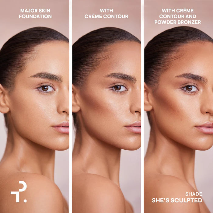 Patrick TA Major Sculpt Crème Contour & Powder Bronzer Duo | She's Sculpted (Medium)