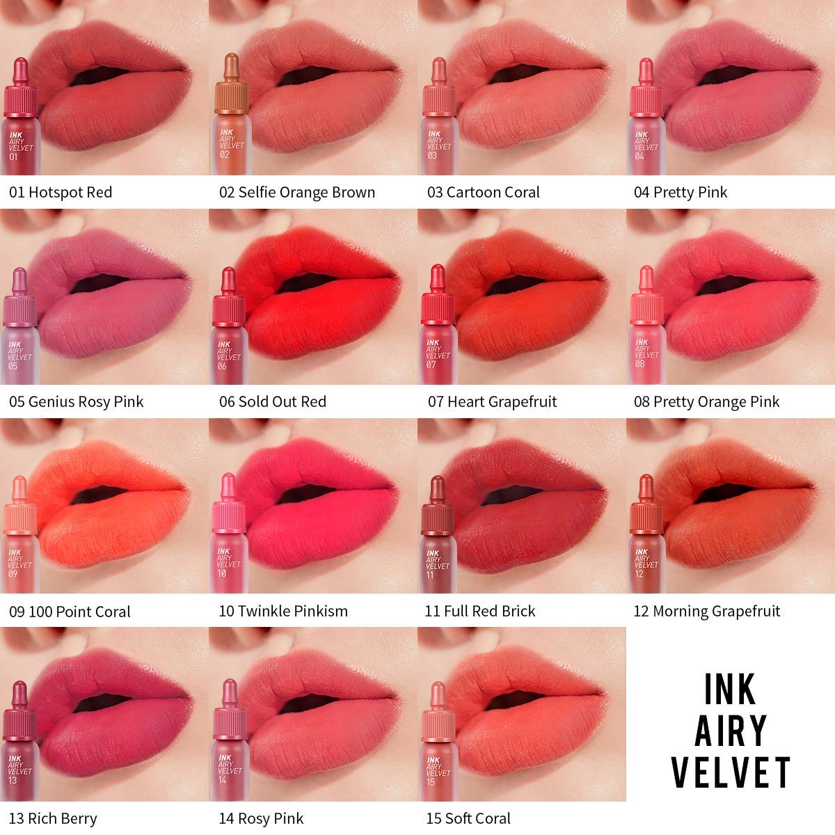 Peripera Ink Airy Velvet | 14 Rosy Pink