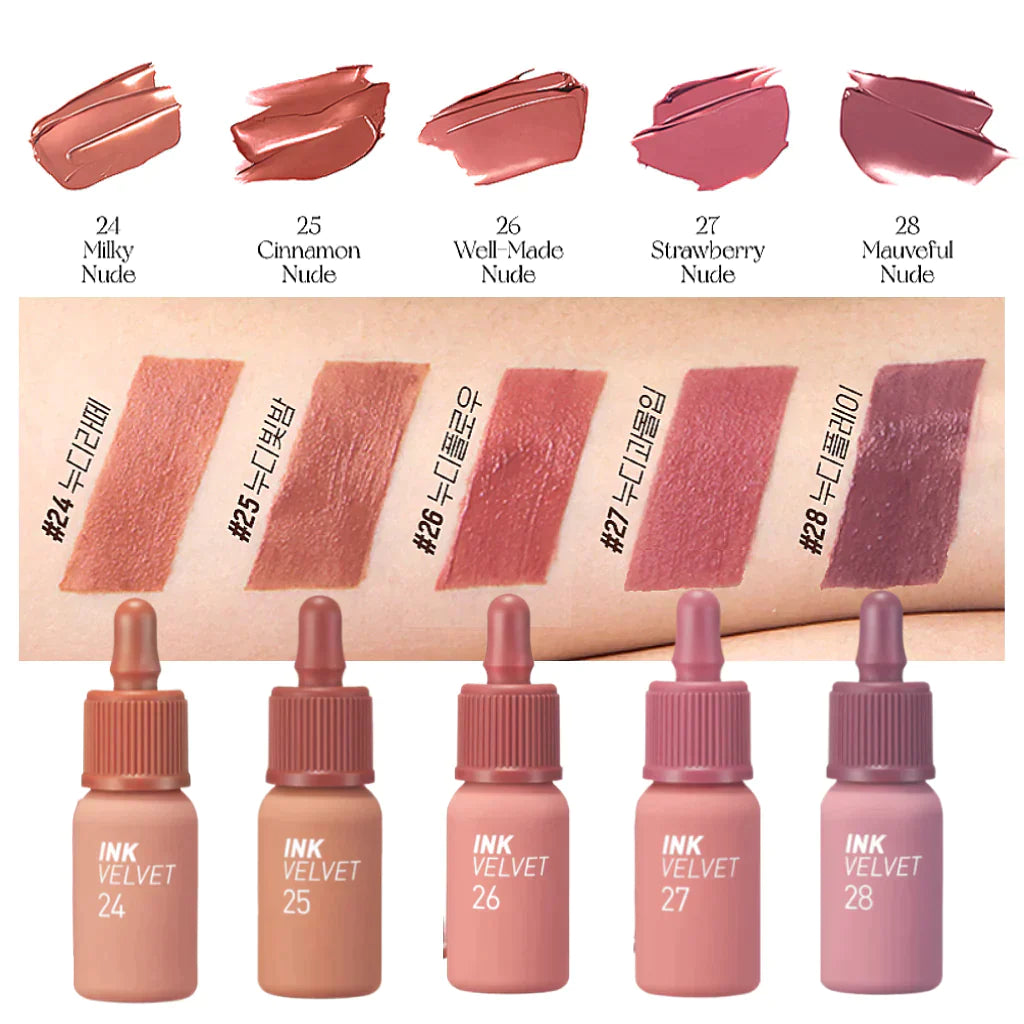 Peripera Ink Velvet Nude | 27 Strawberry Nude