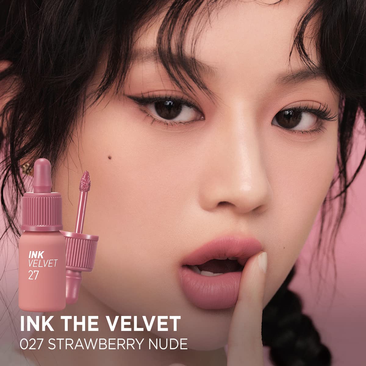 Peripera Ink Velvet Nude | 27 Strawberry Nude