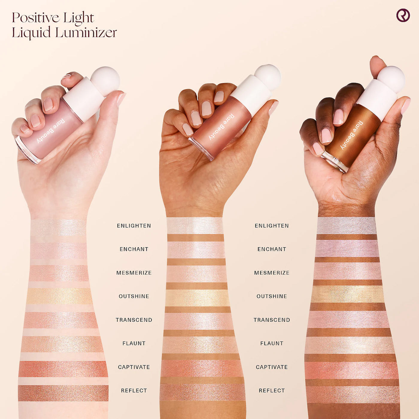 Rare Beauty Positive Light Liquid Luminizer Highlight | Mesmerize