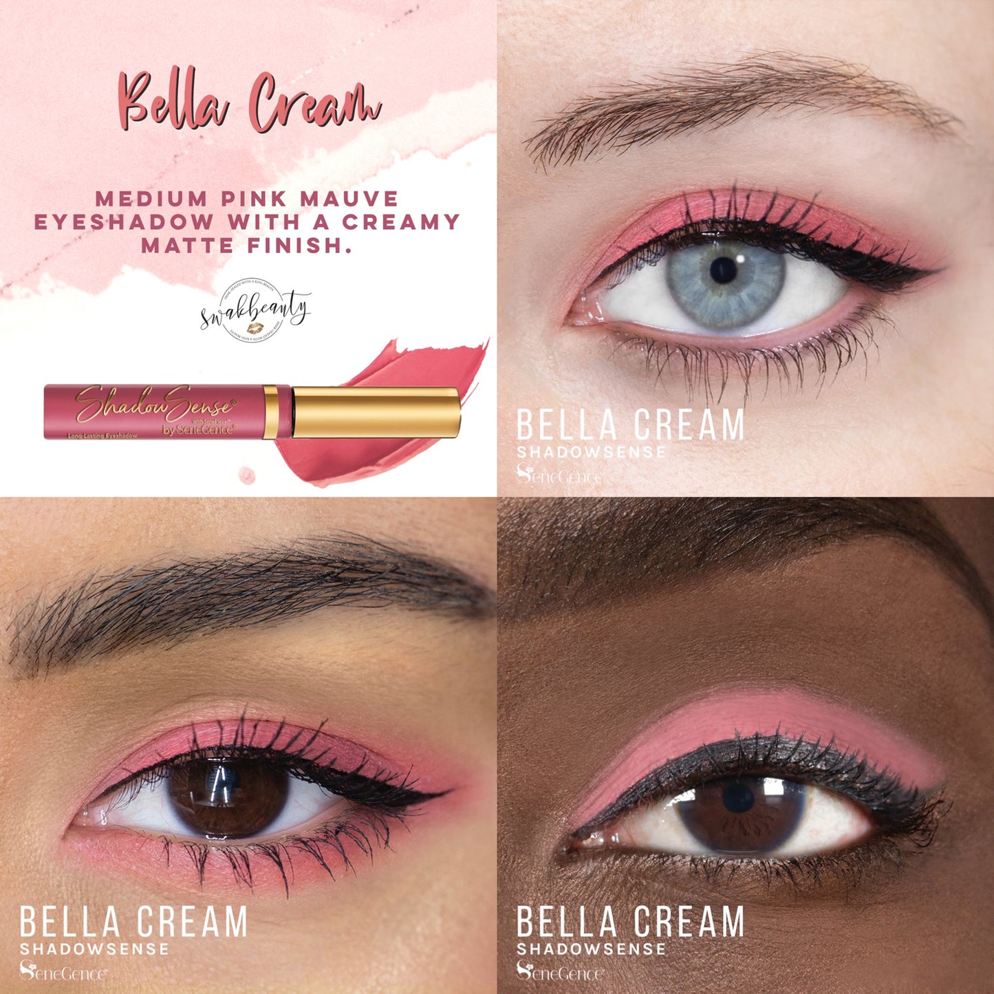 SeneGence ShadowSense® Crème to Powder Eyeshadow | Bella Cream
