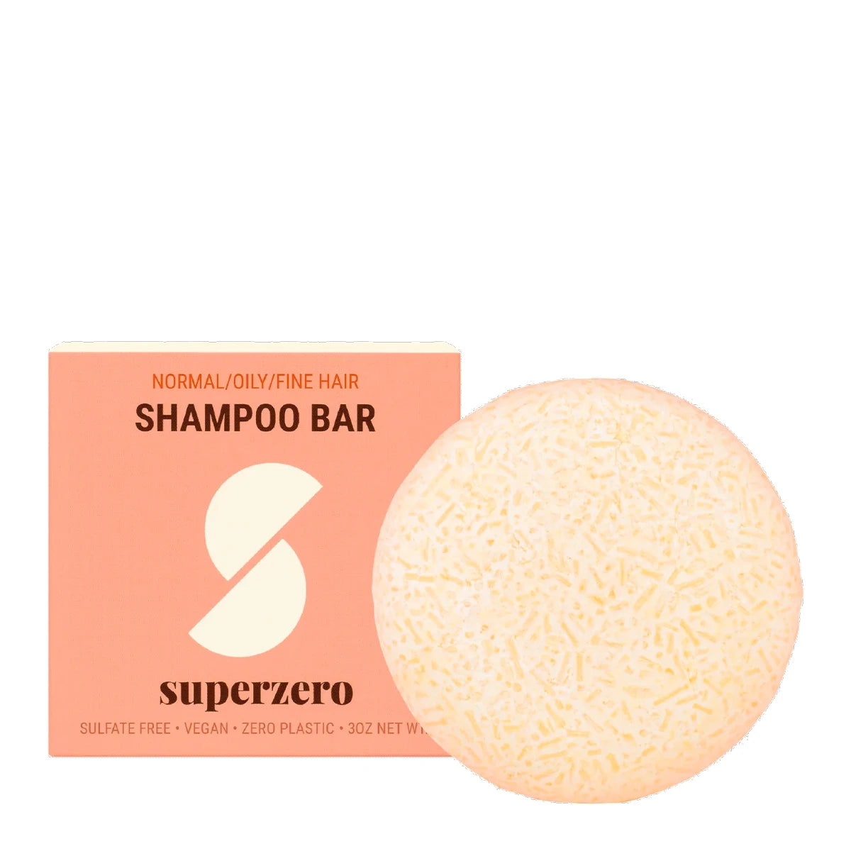 Superzero Shampoo Bar for Normal / Oily / Fine Hair 89 g
