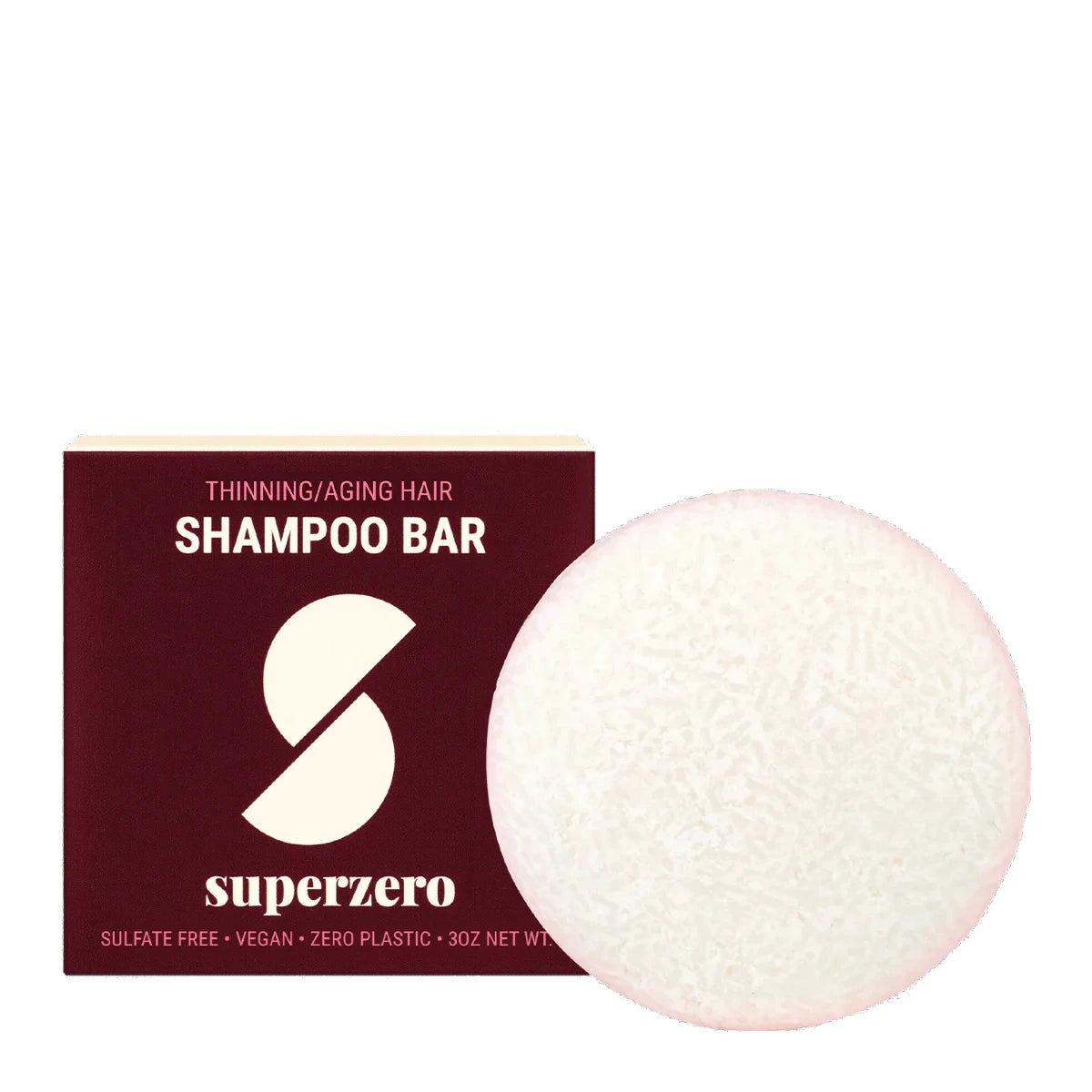 Superzero Shampoo Bar for Thinning / Aging Hair 85 g