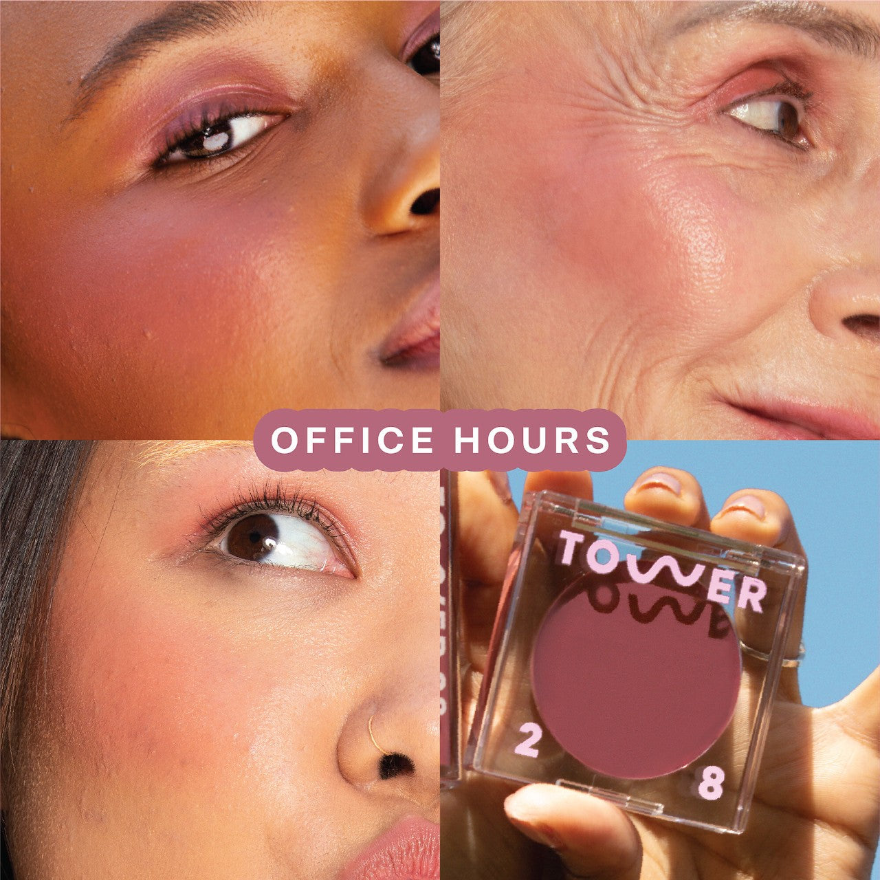 Tower 28 BeachPlease Lip + Cheek Cream Blush | Office Hours