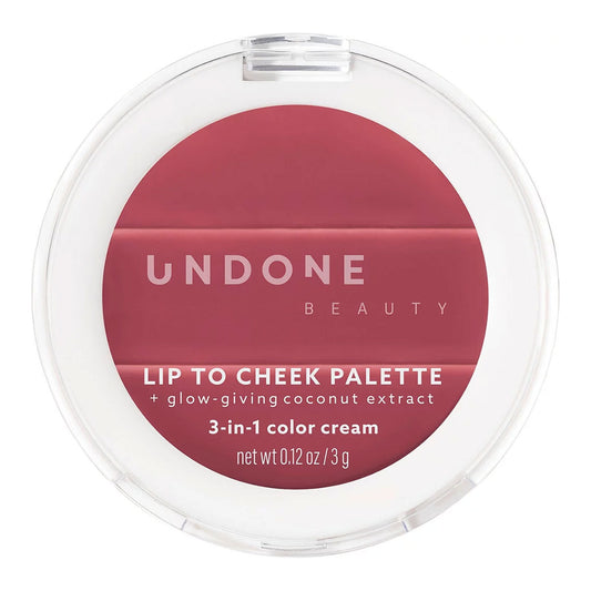 Undone Beauty Lip to Cheek 3-in-1 Cream Palette | Dahlia