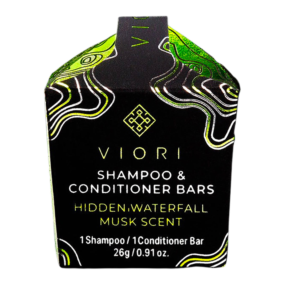 Viori Shampoo & Conditioner Bars Hidden Waterfall Musk Scent Mini